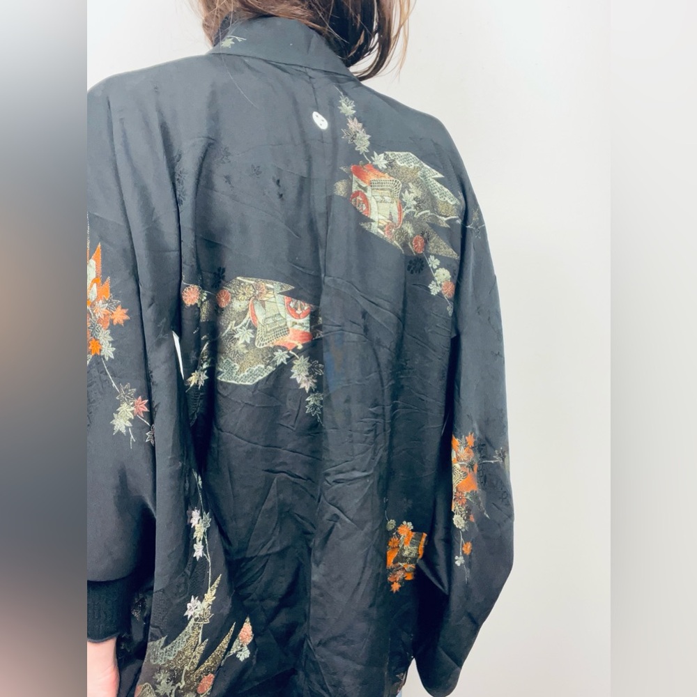 Japanese Haori Jacket · Embroidered - Picture 14 of 15